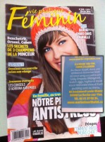 Article dans la presse feminin vie pratique